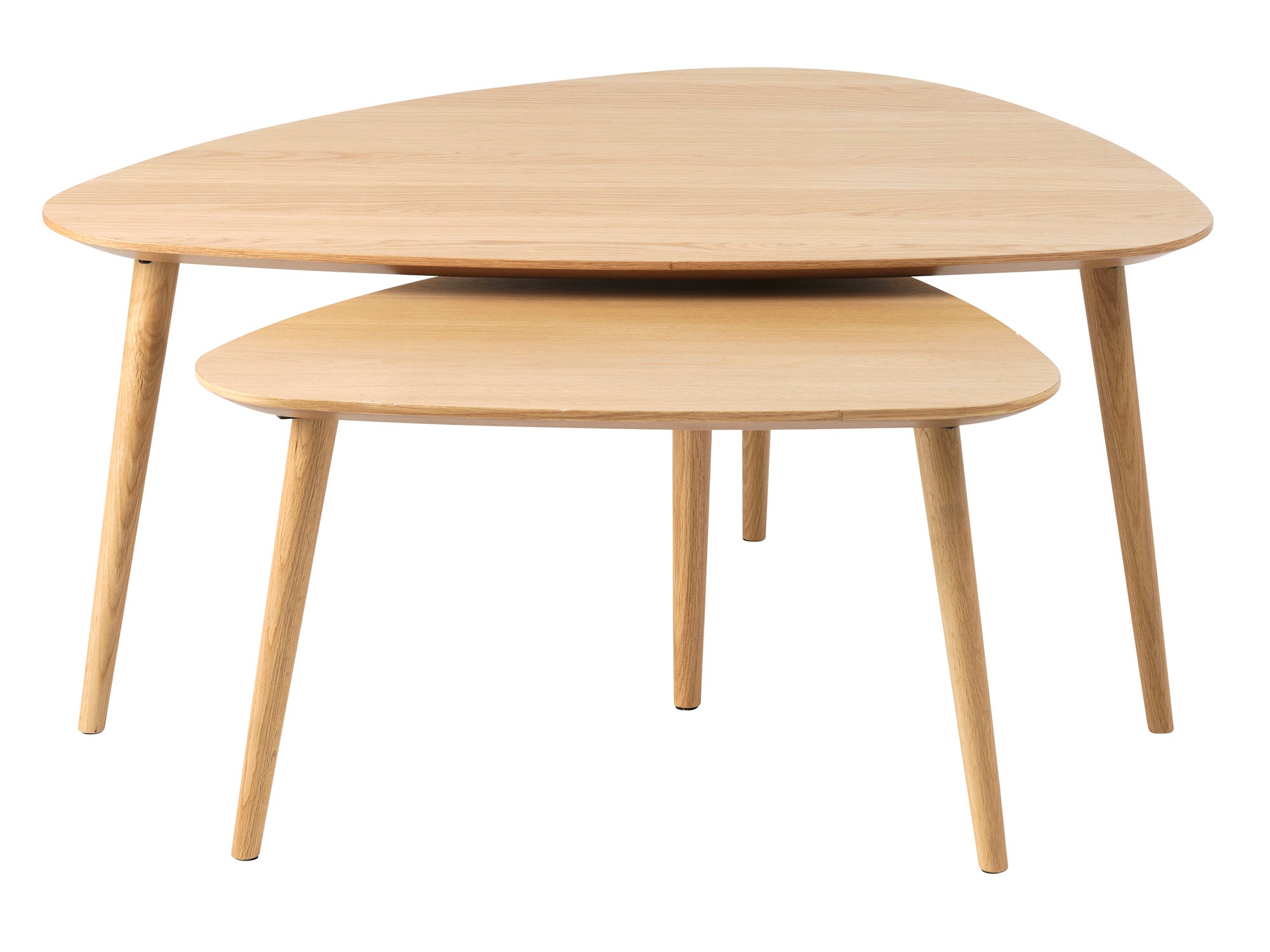 Loff Design Salontafel Albany - 100 x 70 cm - Eiken - Set van 2