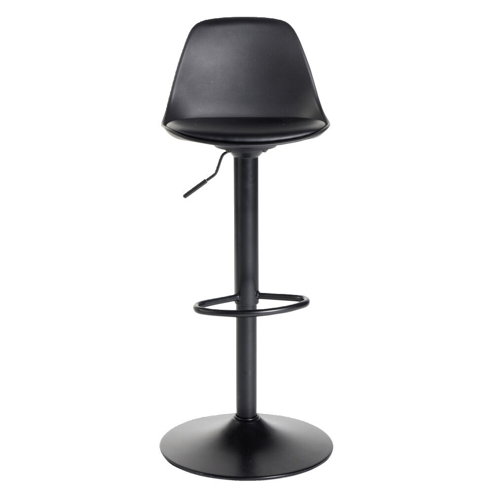 Tabouret bar Gaby métal noir 41x38xH103cm