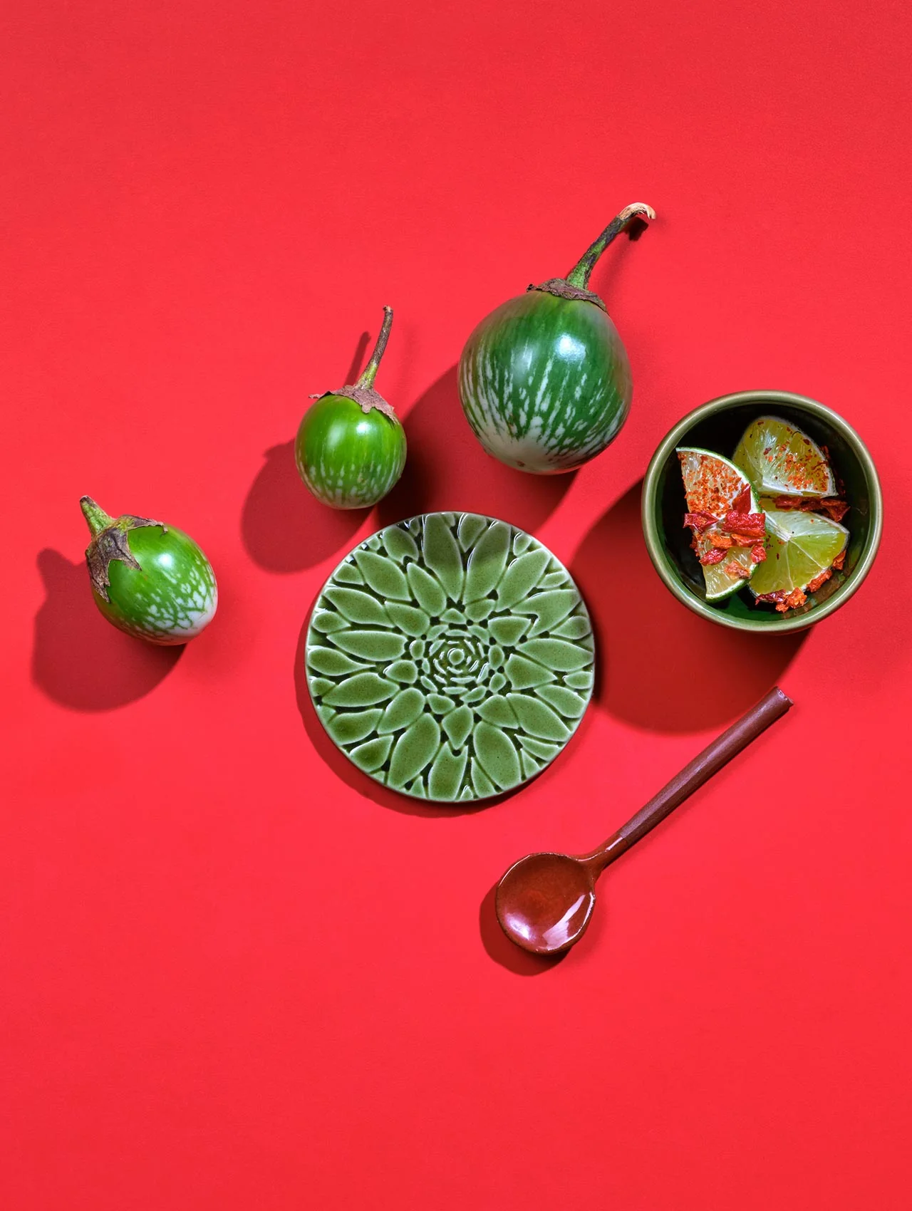 2er set untersetzer, agave verde