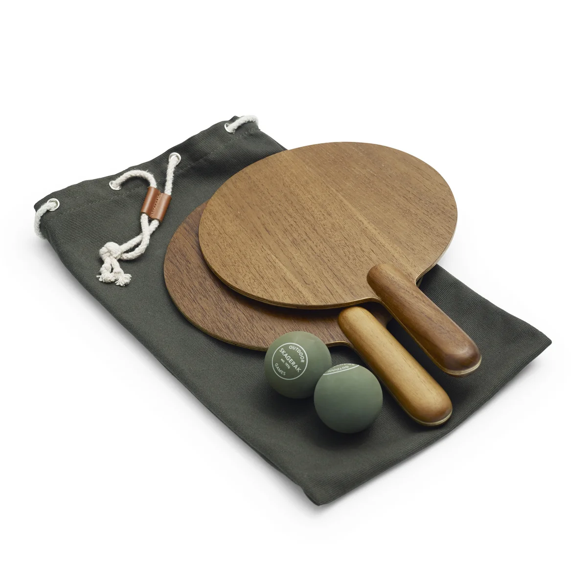 Fritz Hansen - Skagerak Beach Tennis-Set, Teak
