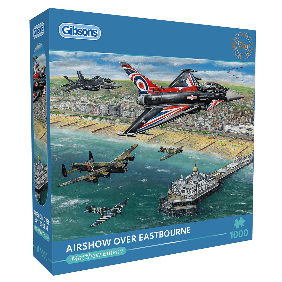 Gibsons Airshow Over Eastbourne Jigsaw Puzzle 1000 Pieces