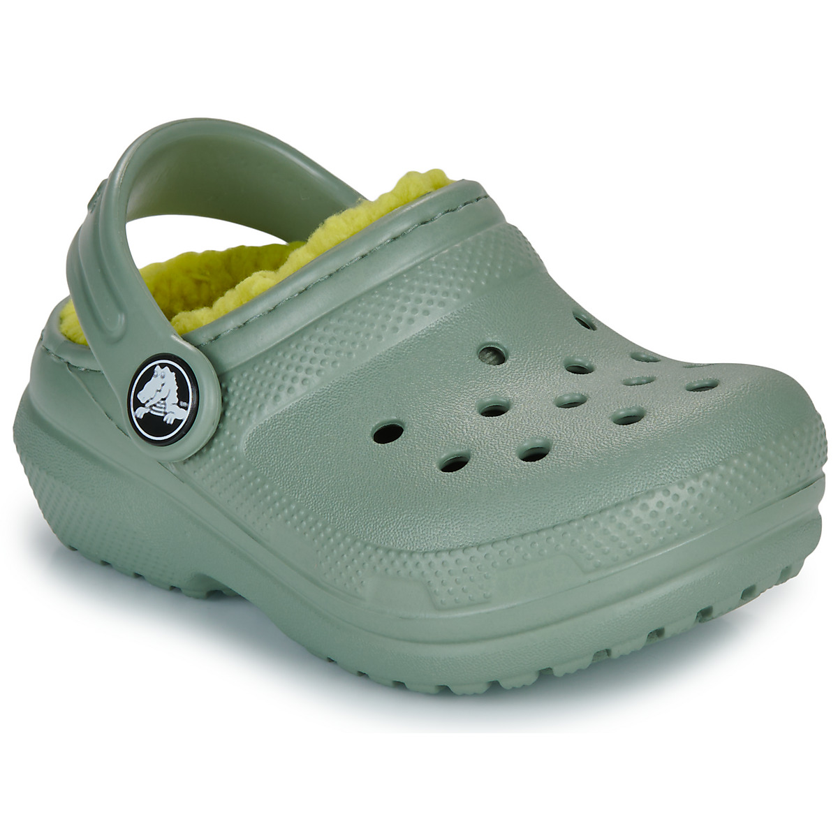 Crocs - Classic Lined Clog T - Kaki