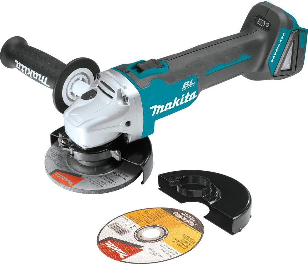 Makita XAG04Z 18V LXT® Lithium-Ion Brushless Cordless 4-1/2” / 5 Cut-Off/Angle Grinder, Tool Only