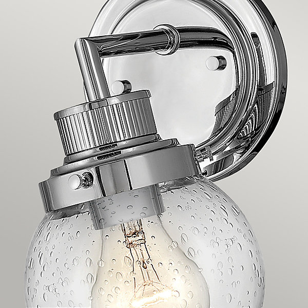 Elstead Hinkley Poppy Applique Salle de Bain Chrome Poli, IP44