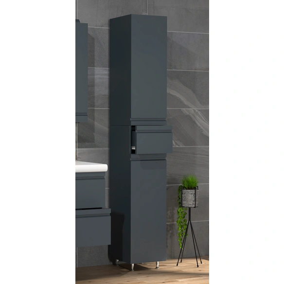 Hochschrank »Silora«, anthrazit