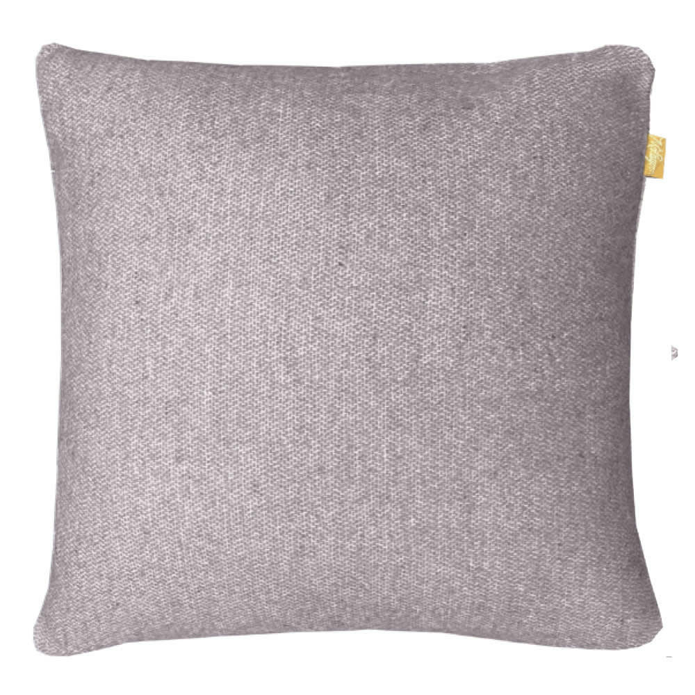 RECYCLED - Coussin carré en laine recyclée double face violet magique 50x50