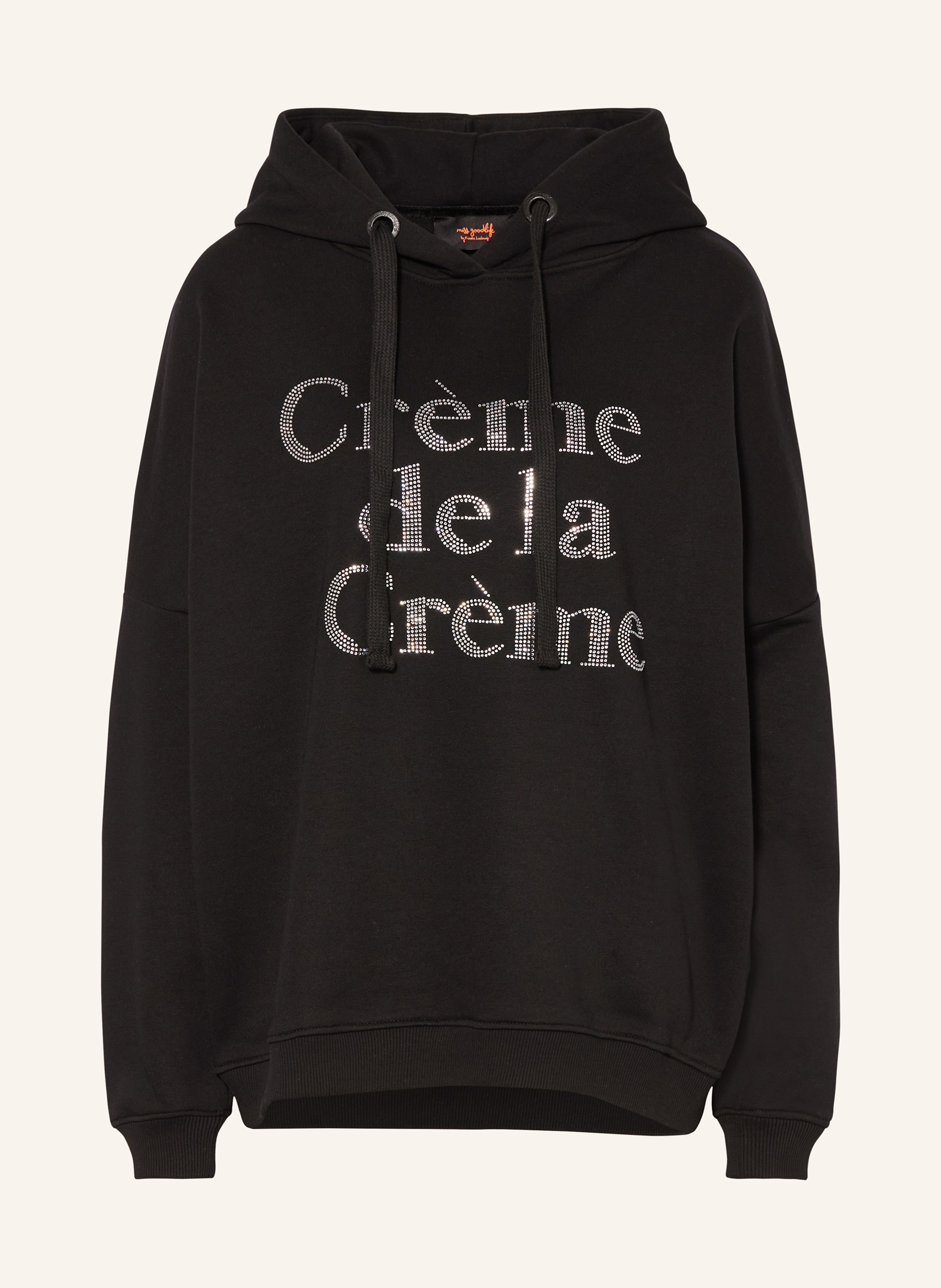 miss goodlife Hoodie mit Schmucksteinen