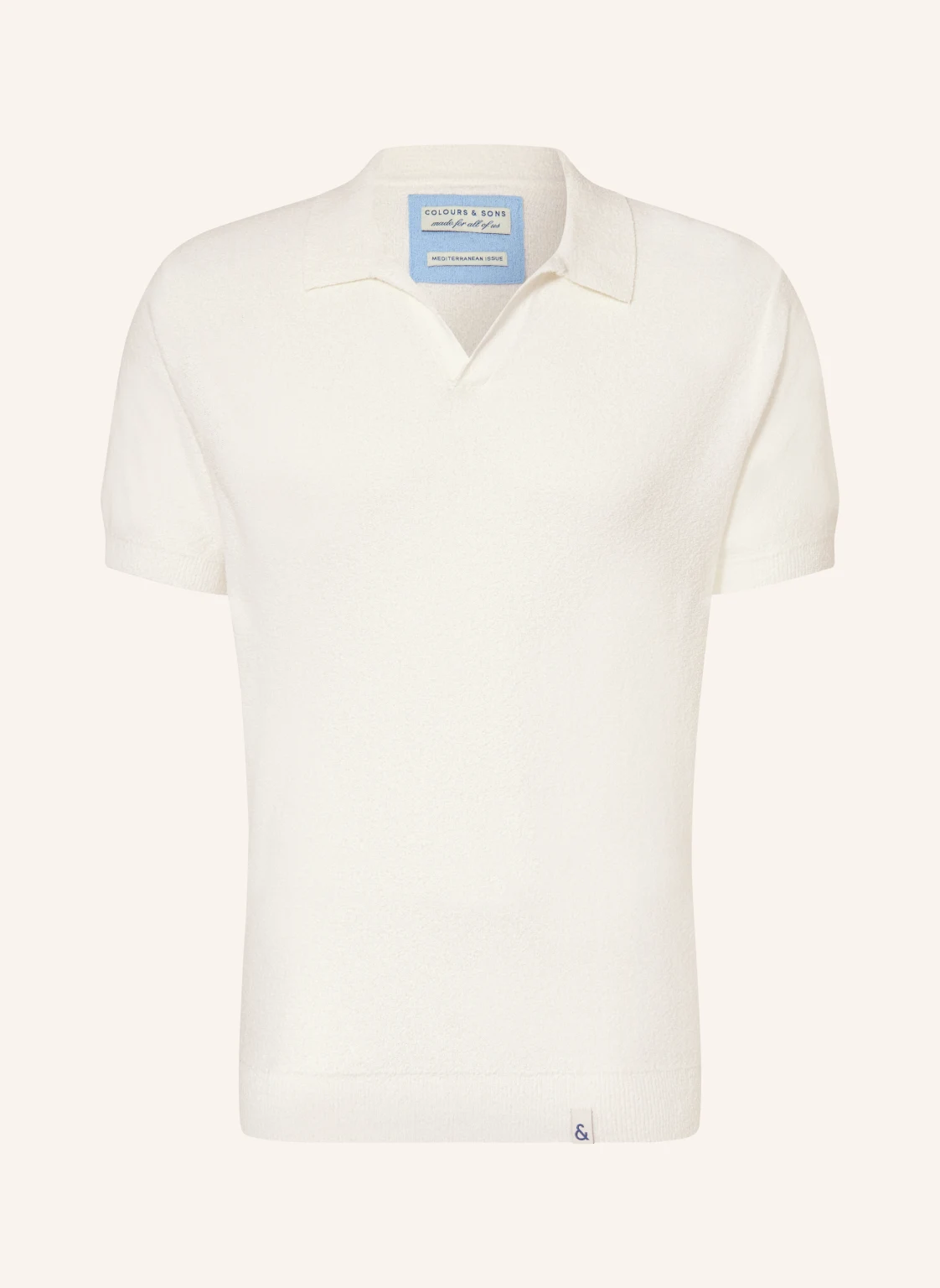 COLOURS & SONS Strick-Poloshirt