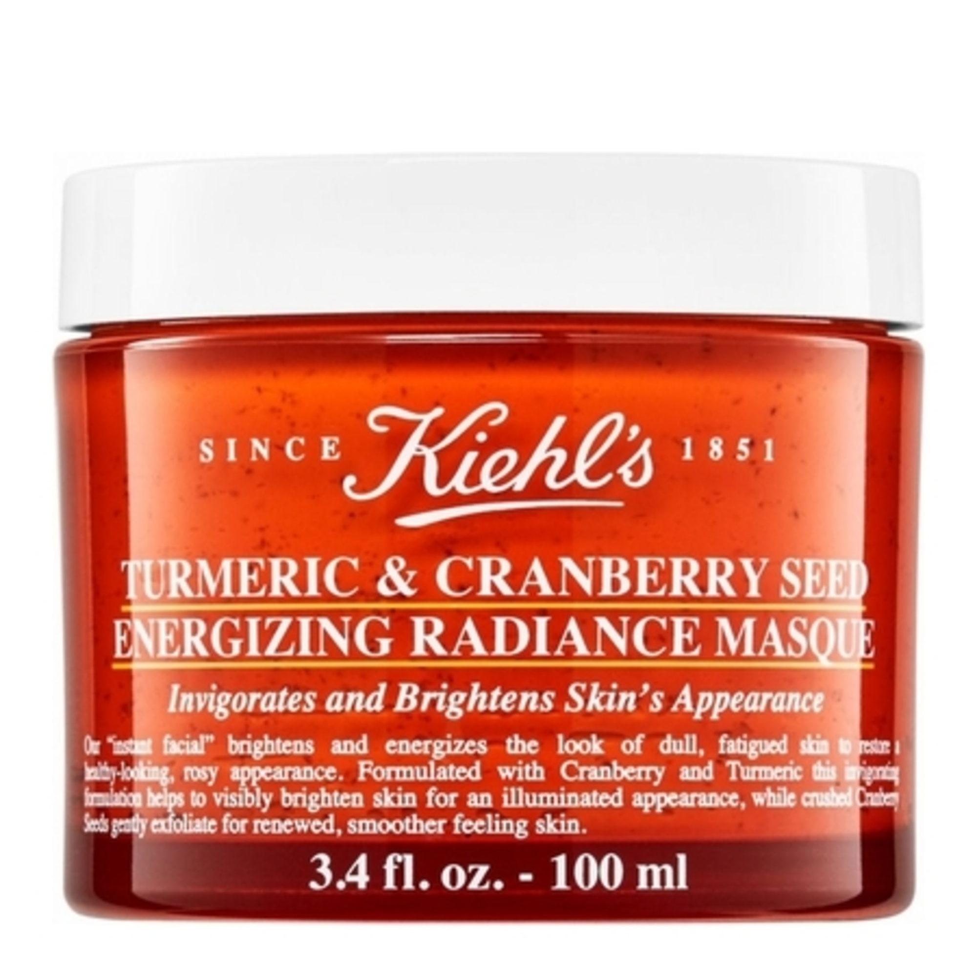 TURMERIC & CRANBERRY SEEDMasque exfoliant éclat instantané à base de curcuma & cranberry