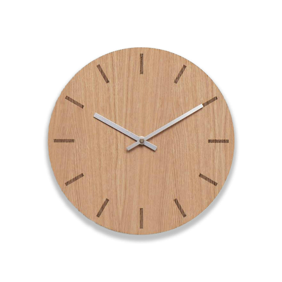 - Horloge murale en bois beige D28cm