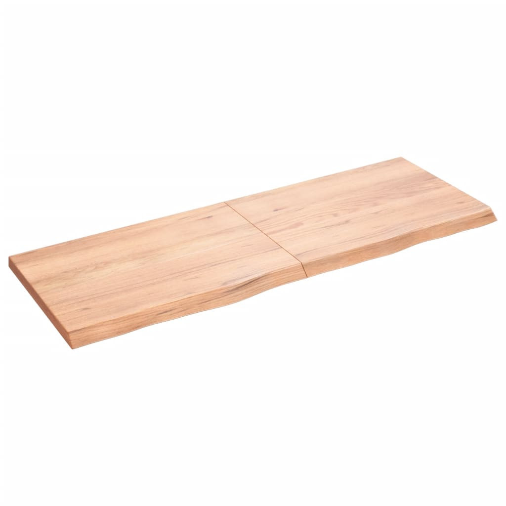 VidaXL Półka brązowa 140x50x(2-4) cm