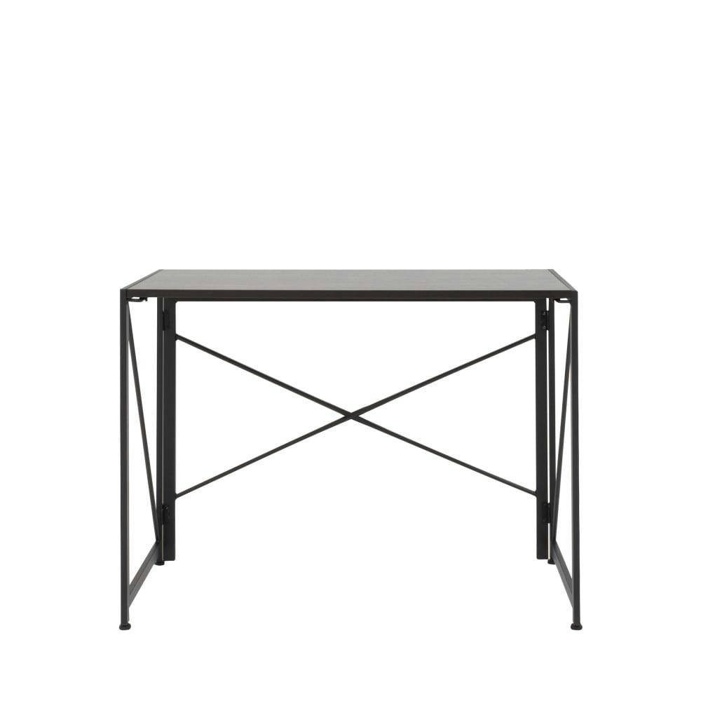 FOLD - Bureau pliant en métal L100cm noir
