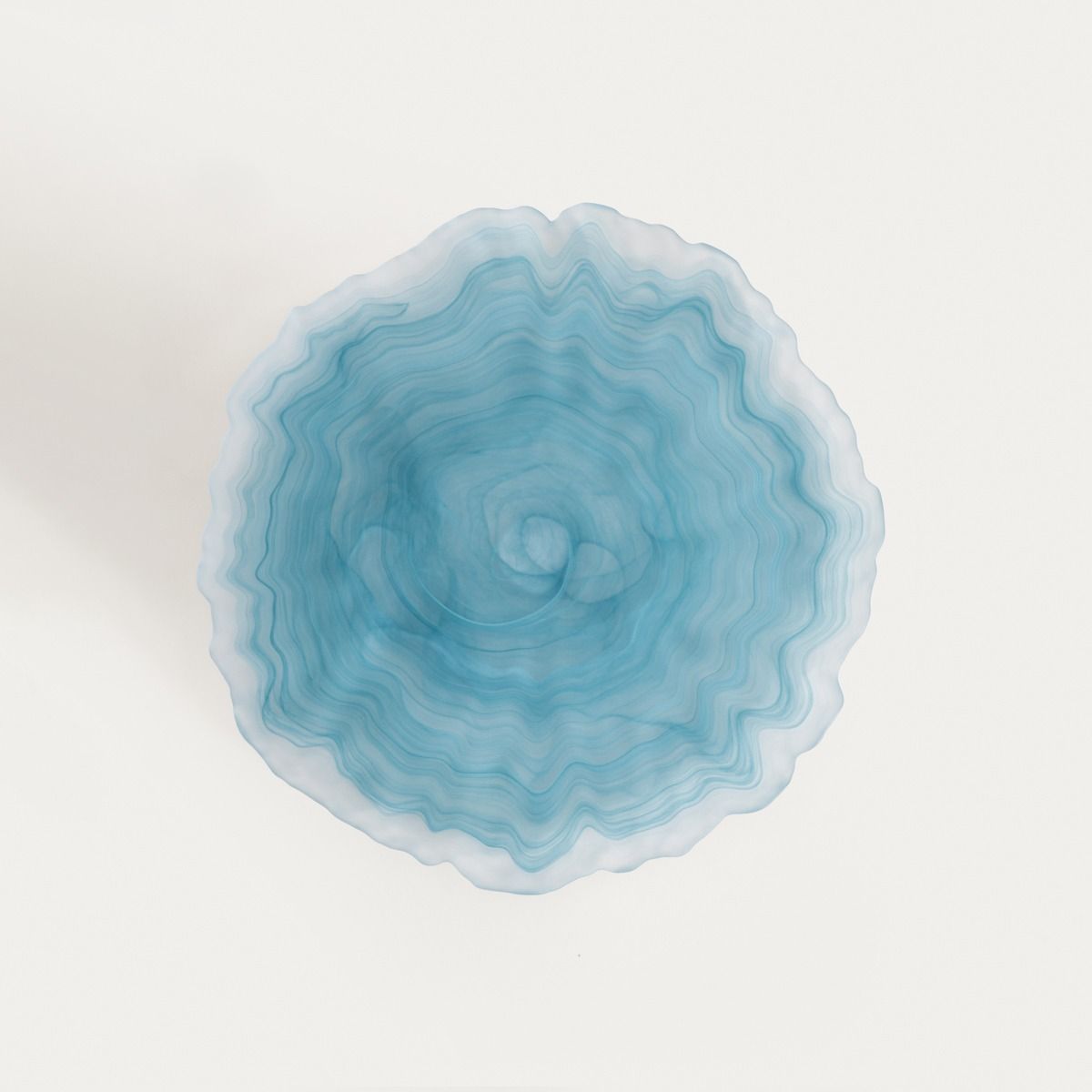 Taca dekoracyjna TURINA z efektem wody 27x27x2 cm