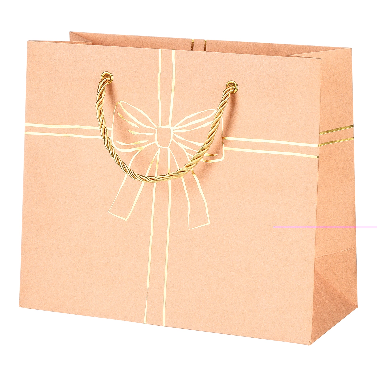 Geschenktüte Schleife Rosa,B 210 x H 180 x T 80 mm