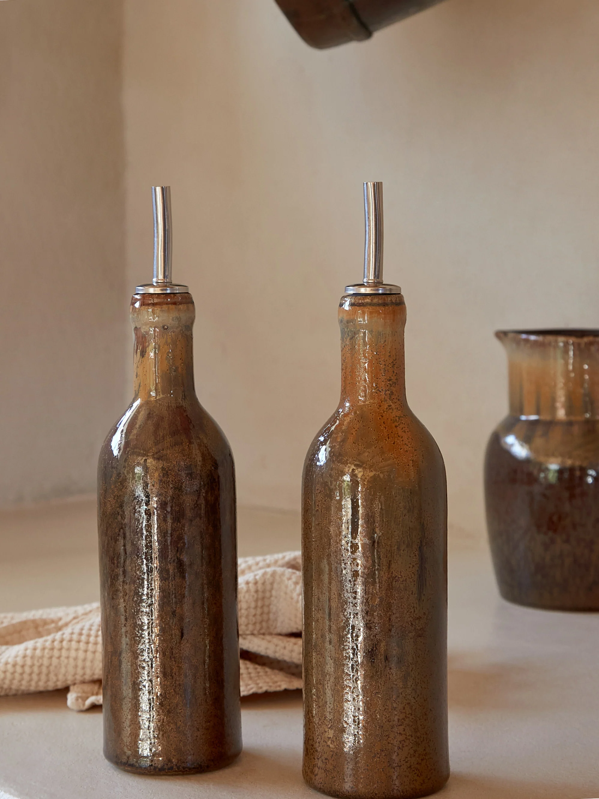 Essig- & ölflasche Poterie