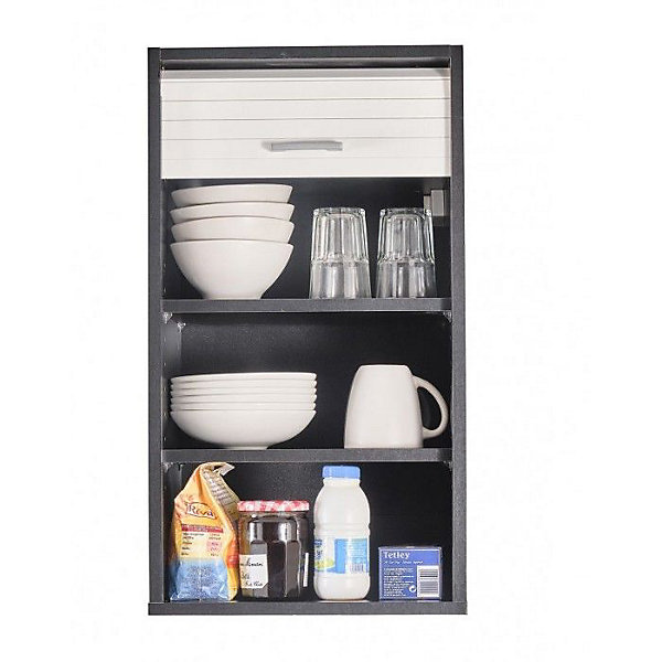 Meuble Cuisine Noir BEAUX MEUBLES 40x35x72 cm bicolore