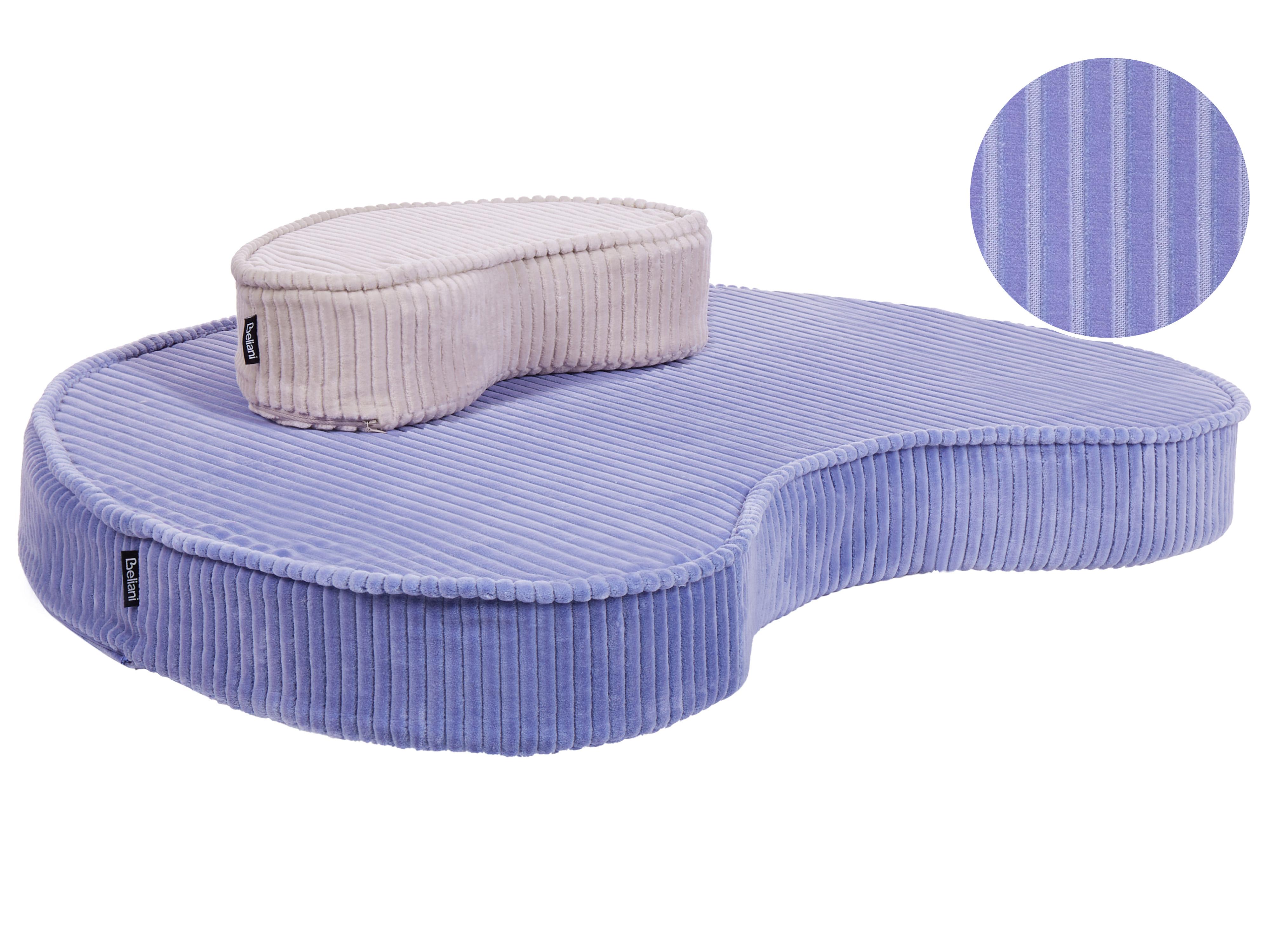 Pouffe NILI Velvet Light Violet