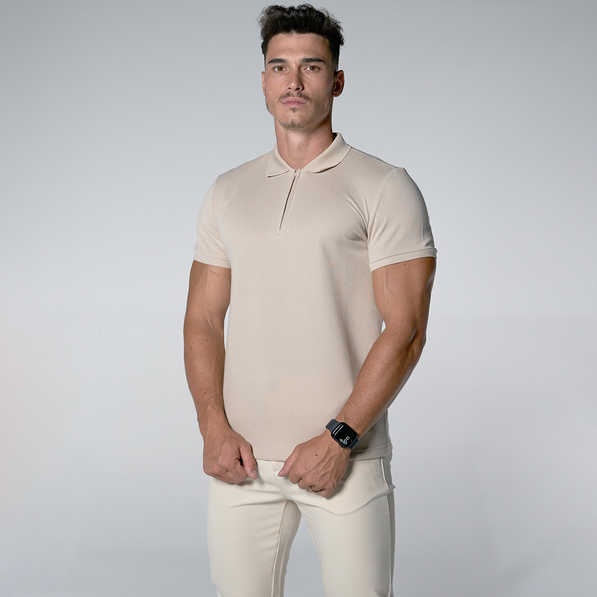 THEAD. - AXEL POLO SHIRT - Beige