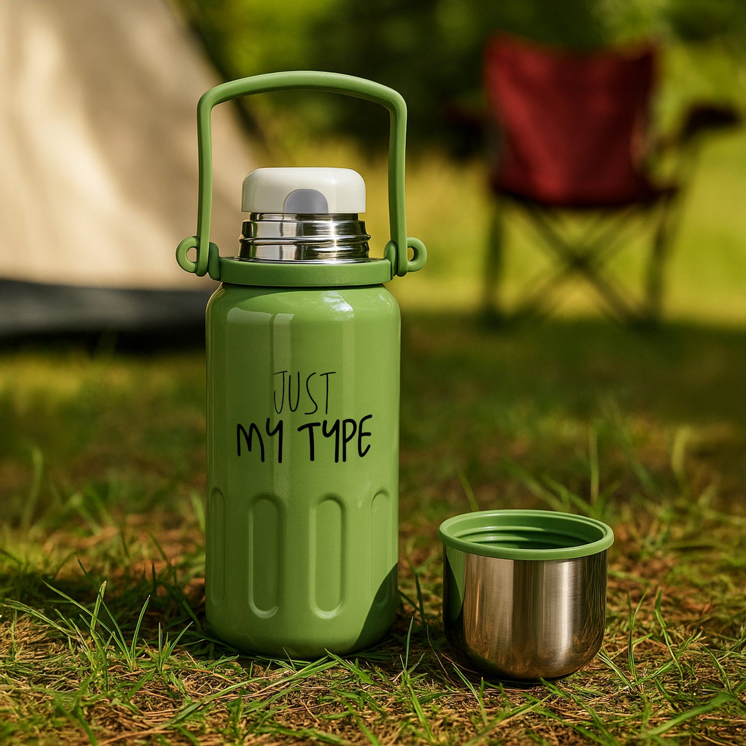 Thermos 900 ml verde Just my type