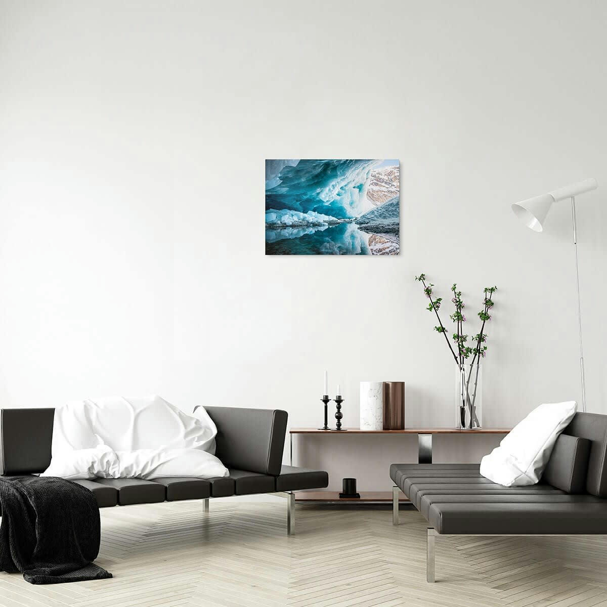 GRANDS ESPACES - Tableau sur verre vue naturelle 30x45 cm