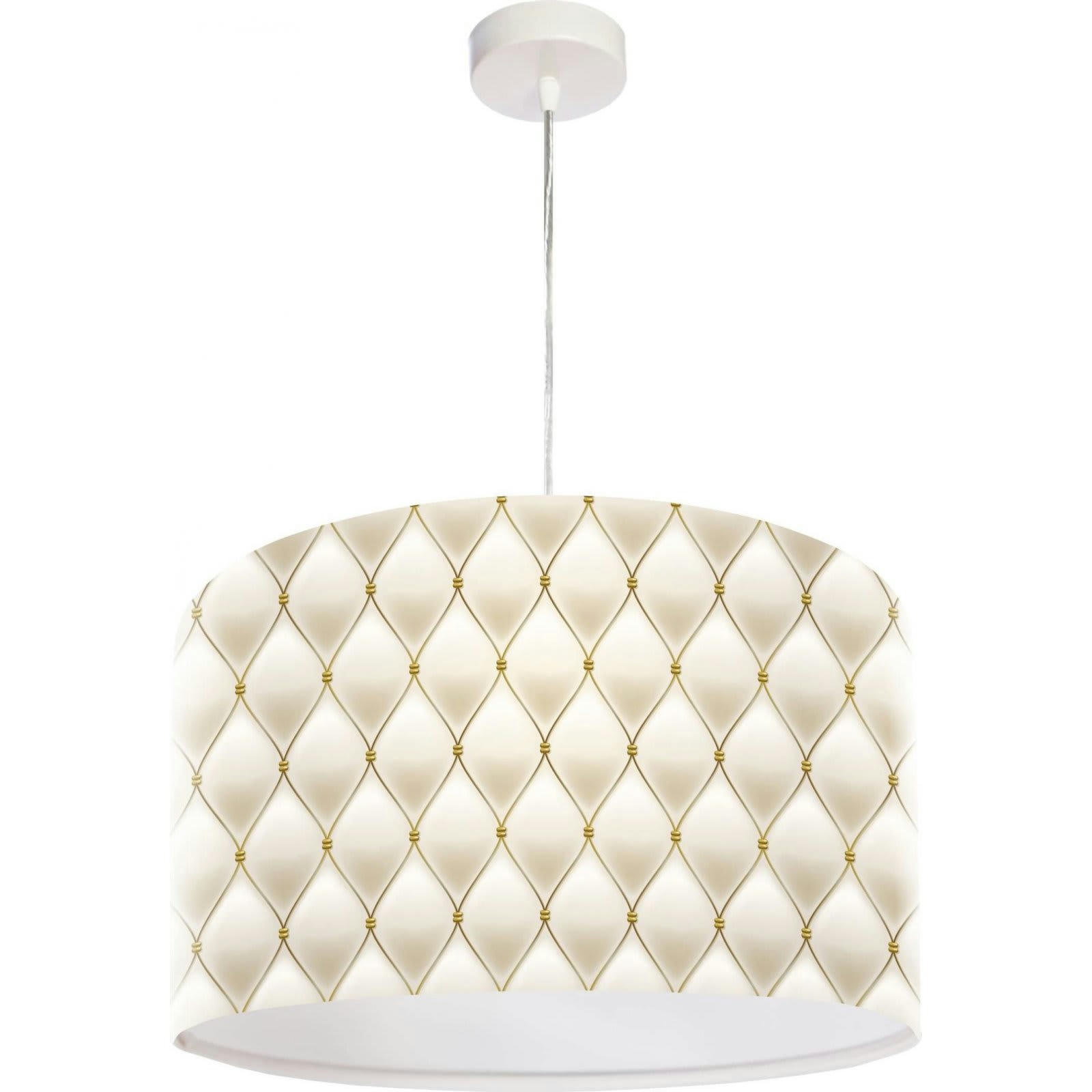 GLAMOUR - Suspension Tissu Beige