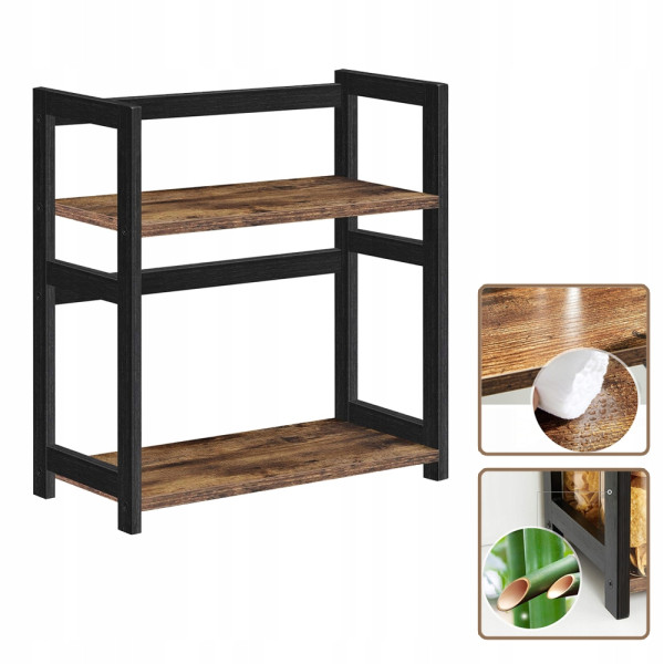 Półka kuchenna na blat 42x18x43cm Stojak Organizer 2 poziomy