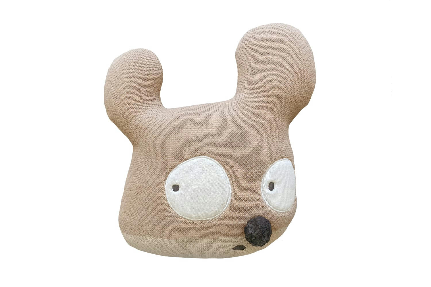 EDGAR PLANS - Coussin souris en coton rose 35x35