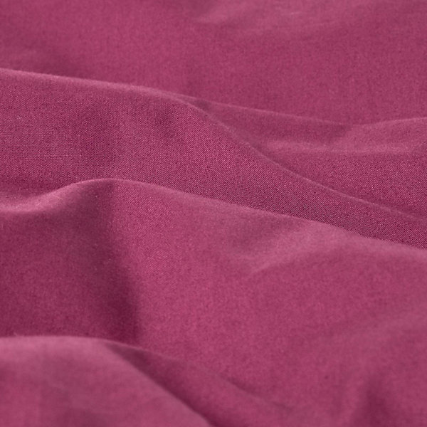 Drap plat uni 100 % coton égyptien 200 fils bordeaux, 240x300 cm - HOMESCAPES