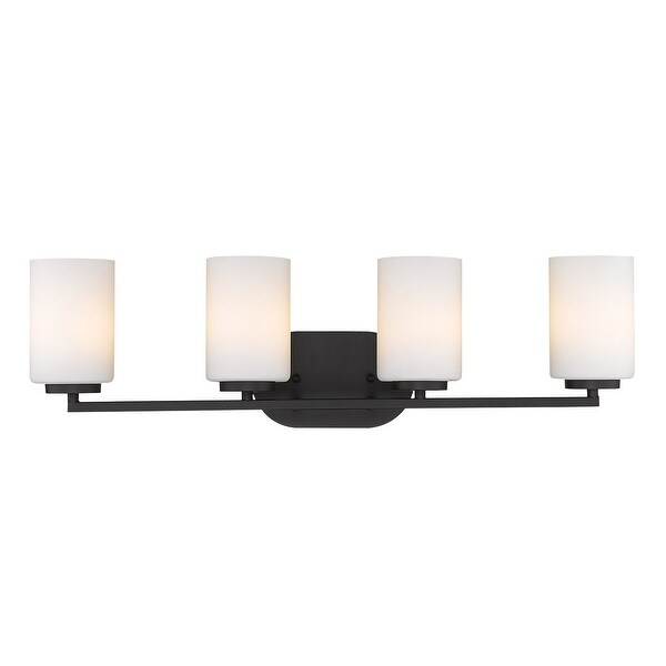 Golden Lighting Manhattan 4 Light 28" Wide Bathroom Vanity Light