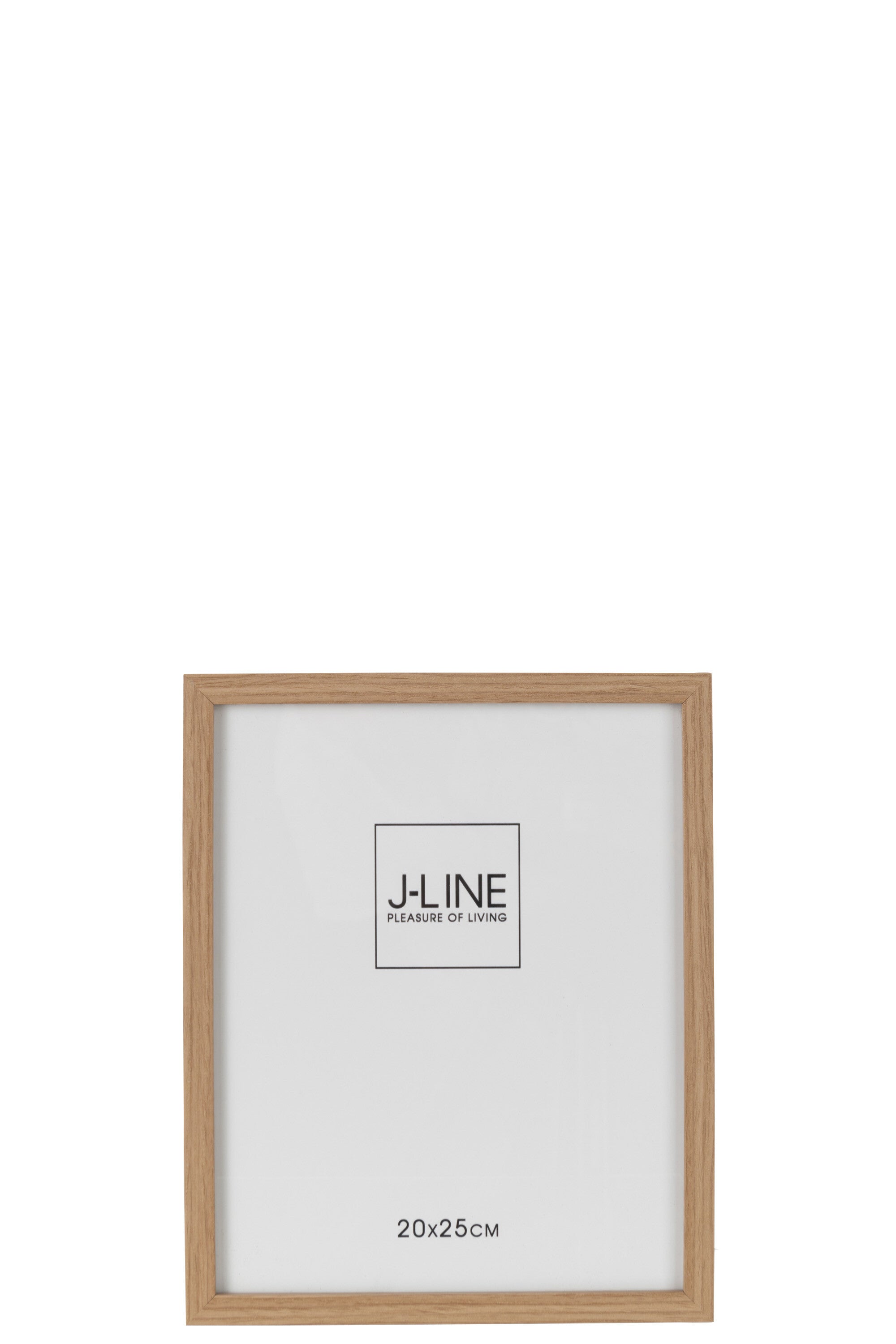 J-Line fotolijst Basic - hout - naturel - medium - 2 stuks