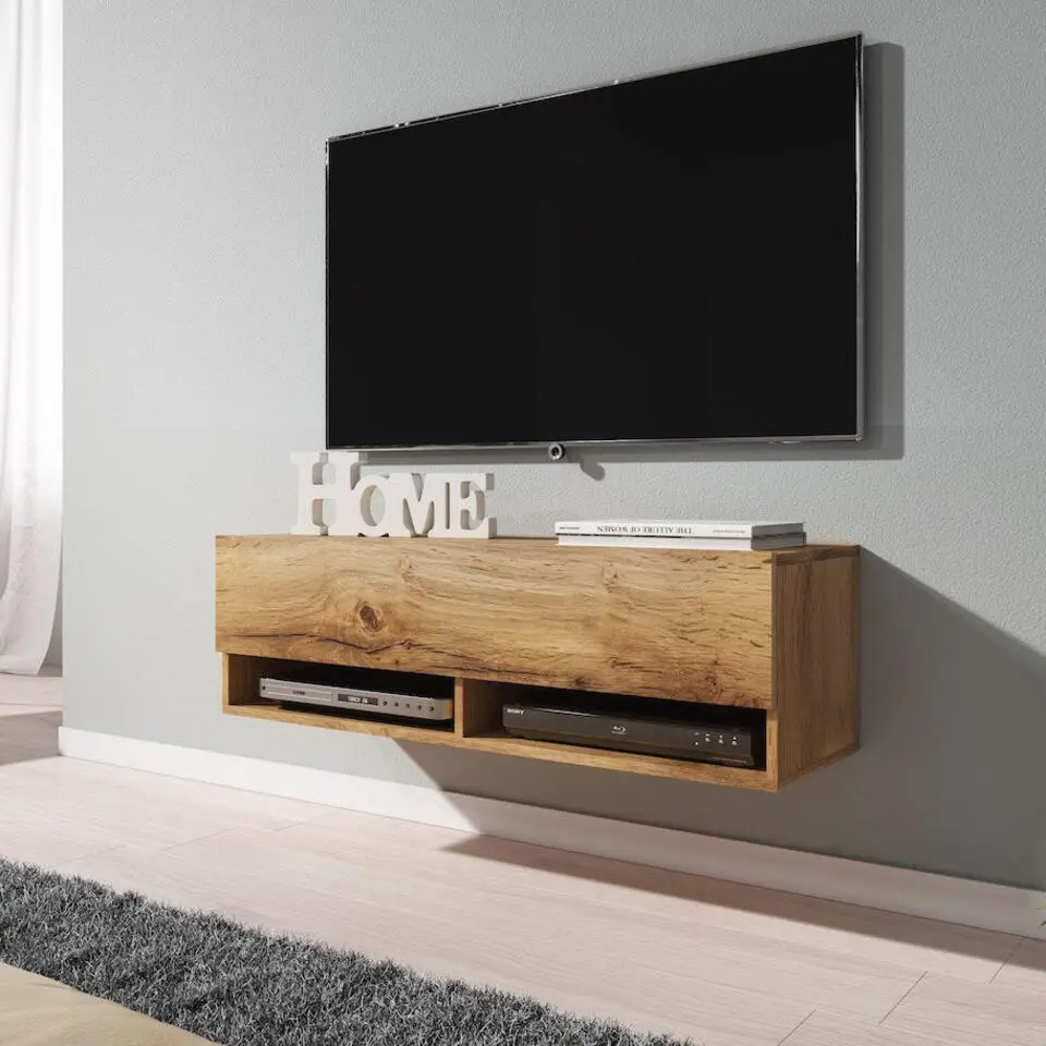 Meubella - TV-Meubel Asino - Eiken - 100 cm