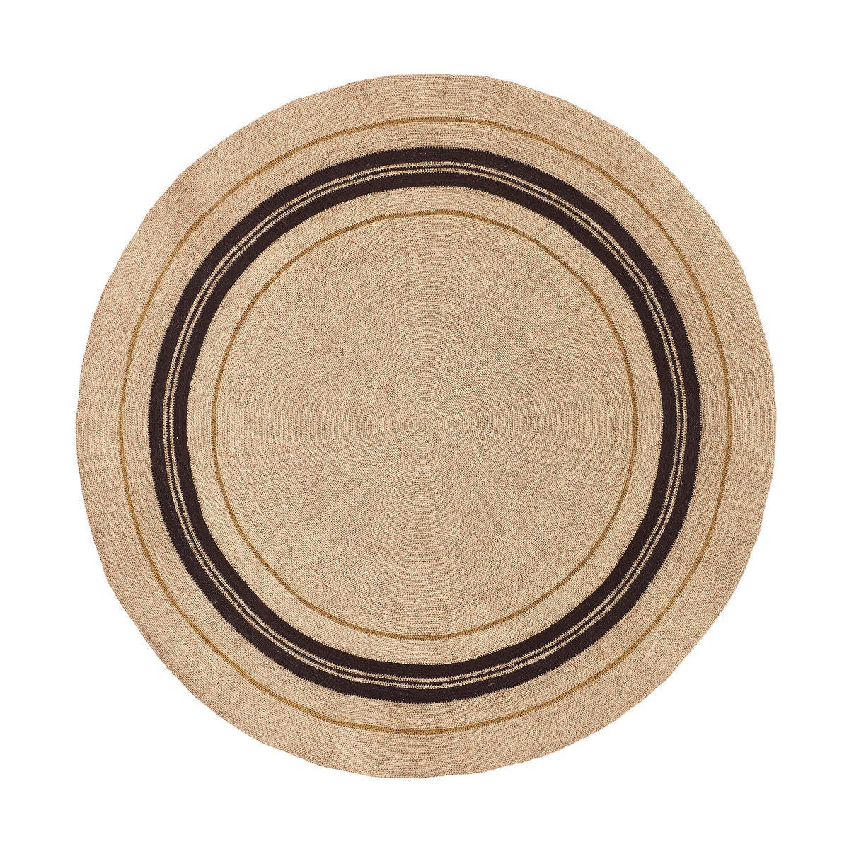 Tapis rond en raphia, Bohoma