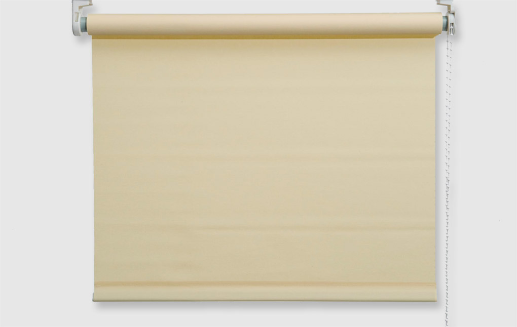 Kettenzugrollo beige