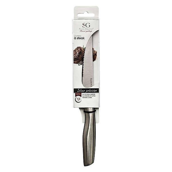 Couteau à steak inox - lame 115cm Silver Précision - 5Five