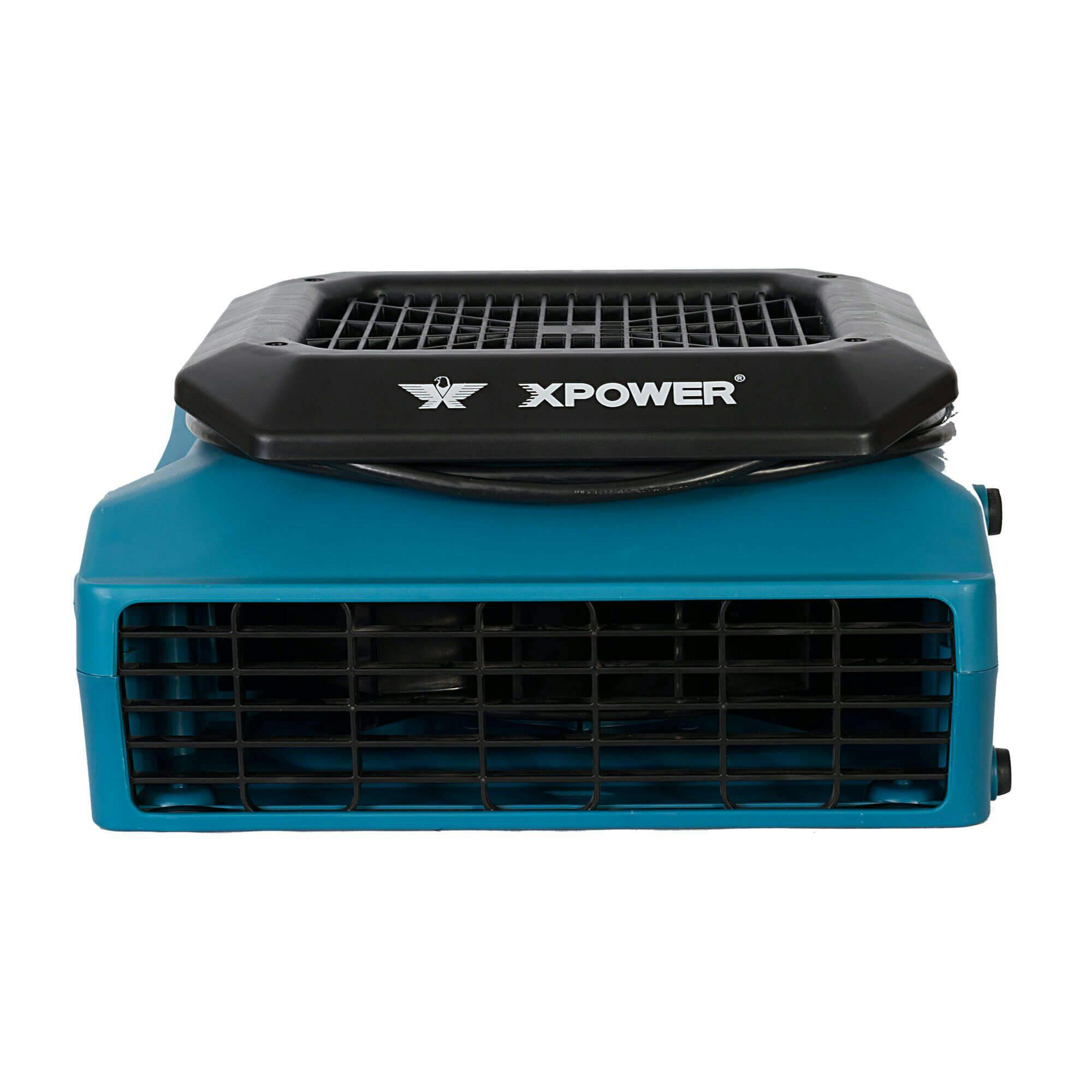 XPOWER PL-700A Low Profile Air Mover, Carpet Dryer, Utility/Floor Fan & Wall Dryer, 1/3 HP, 3-Speed, 1050 CFM, Blue