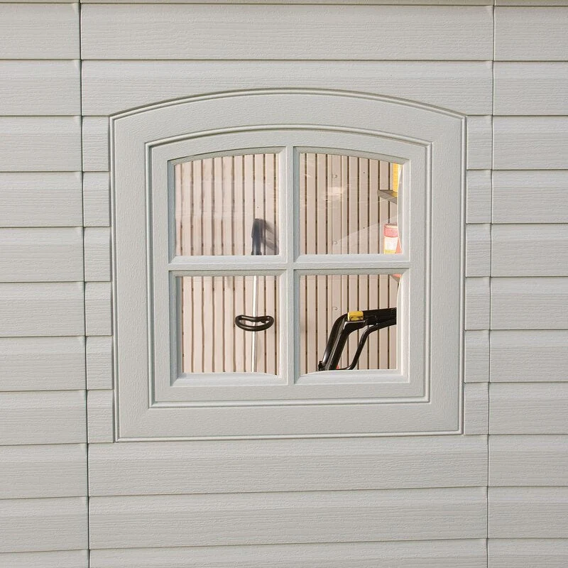 8 ft. W x 7 ft. 4 in. D Plastic Storage Shed
