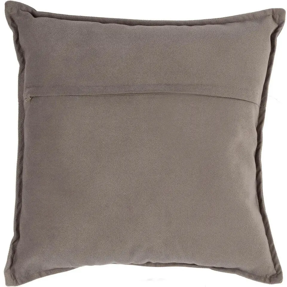 Atmosphera Bank/sierkussens Sophia - 45 x 45 cm - taupe