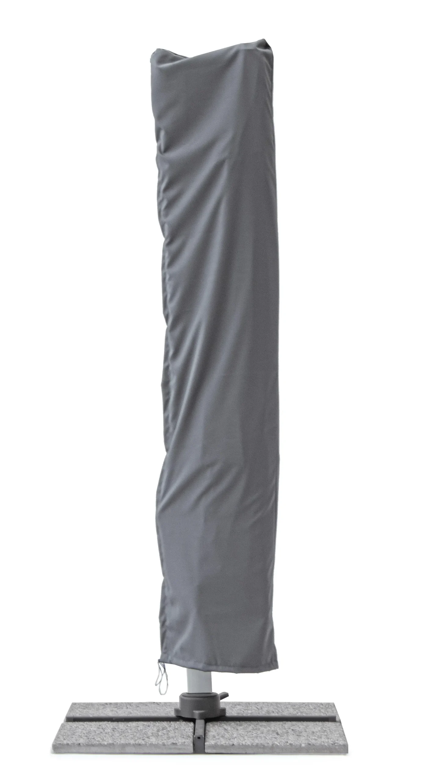 Bolzano Ibis Mocny prostokątny parasol ogrodowy 300×400 szary aluminium