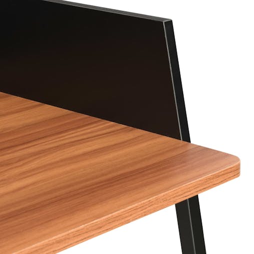 NNEVL Desk Black and Brown 90x60x88 cm