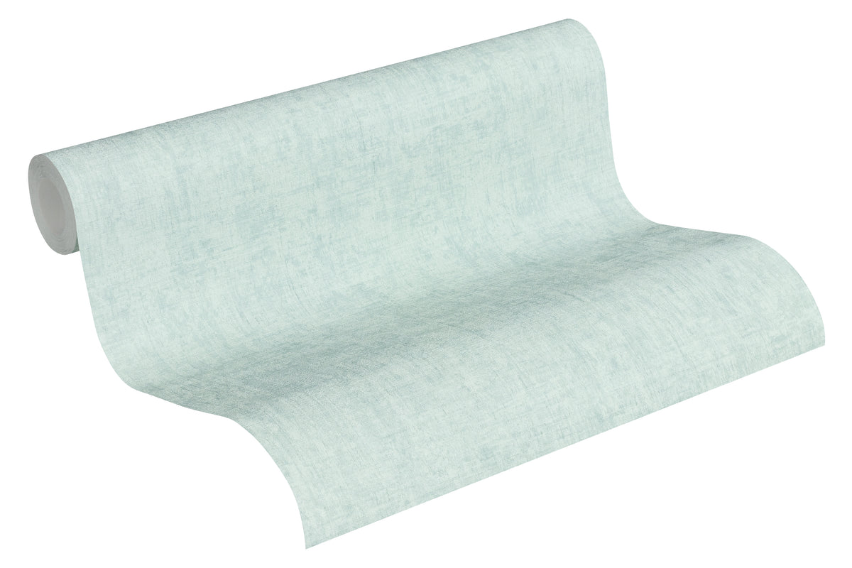 A.S. Création behang geschilderd effect blauw grijs - 53 cm x 10.05 m - AS-373345