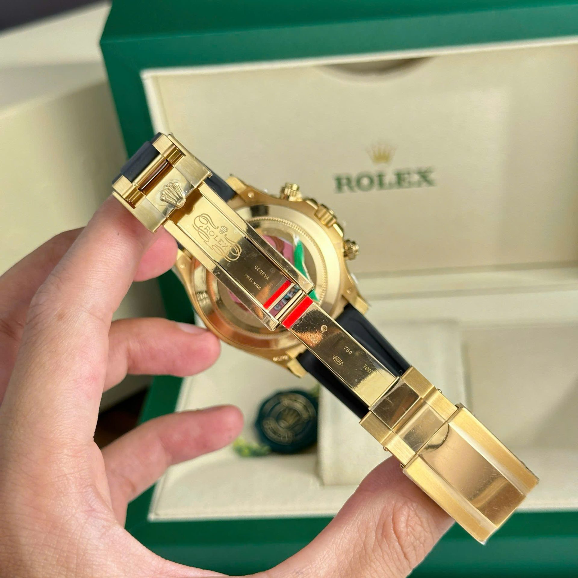 Rolex Daytona 116518LN YG Plated Champagne Dial 40mm Oysterflex Super Clone