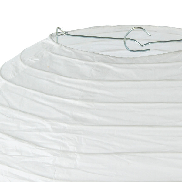 Lampion papierowy biały 35 cm wisząca kula