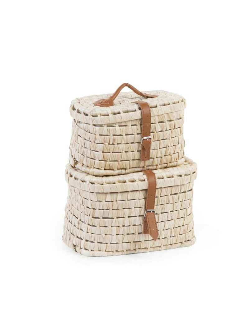 - Lot de 2 paniers de rangement Moïse