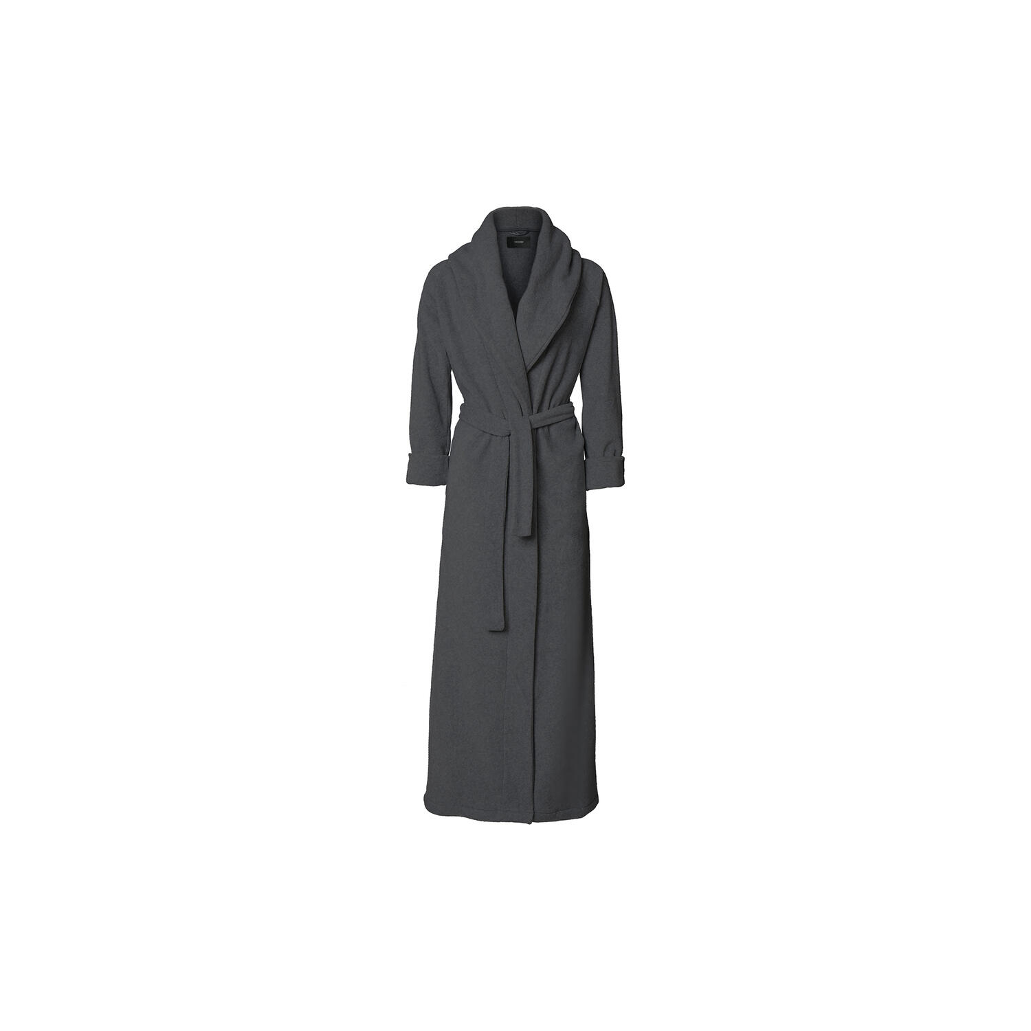 MOUNT EVEREST fleece bathrobe, dark grey