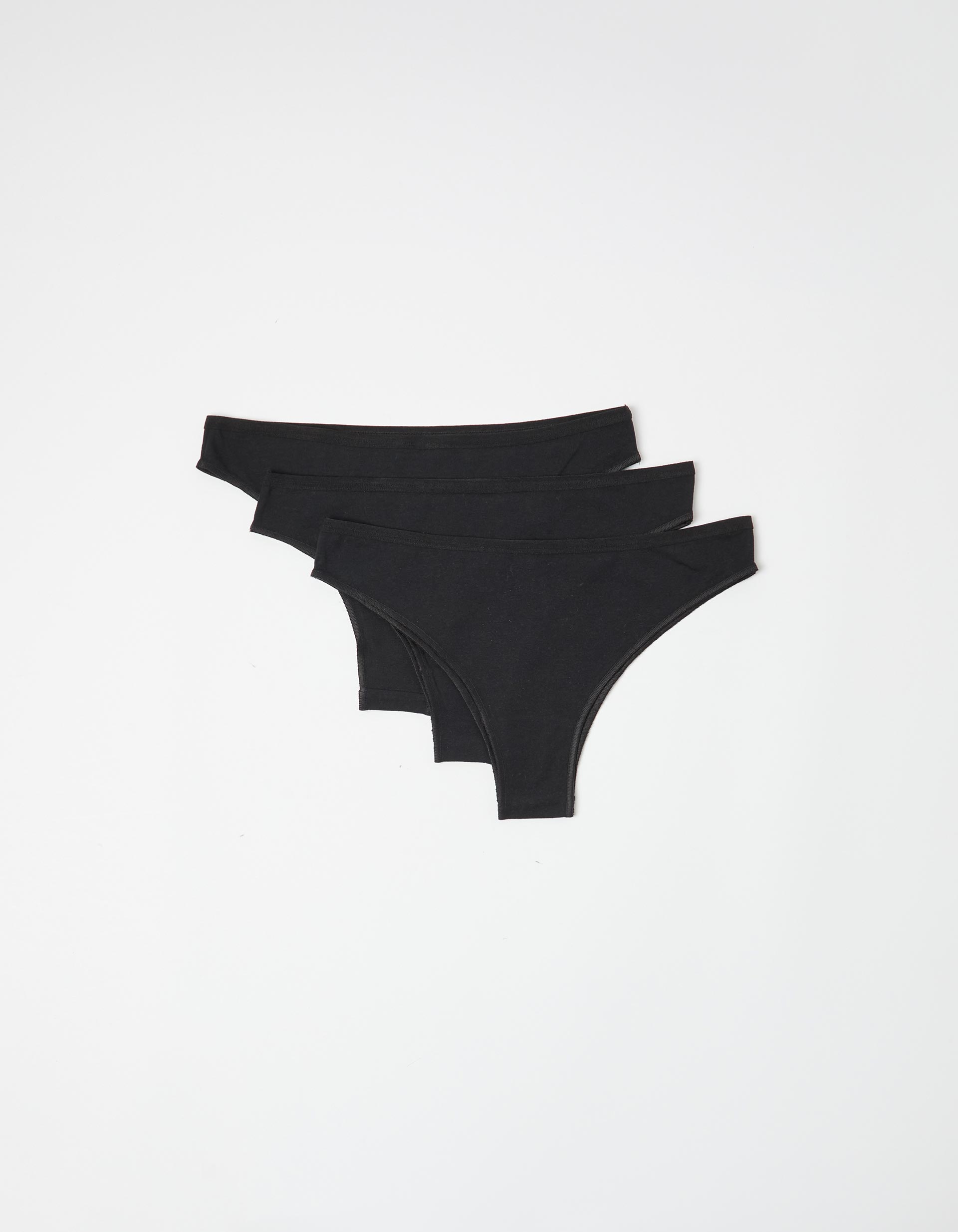 Pack 3 Cuecas, Mulher, Preto