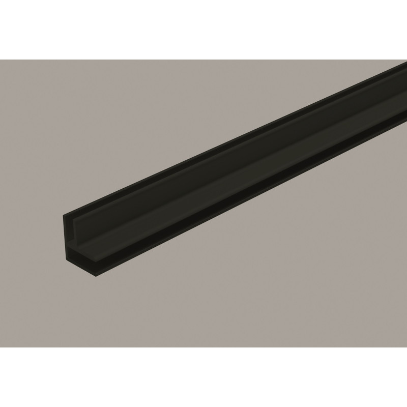 Profilé de coin universel en aluminium noir 260 cm DUMAWALL