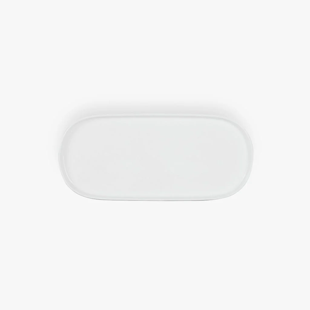 Prato Oval 33 cm BRIGHT WHITE