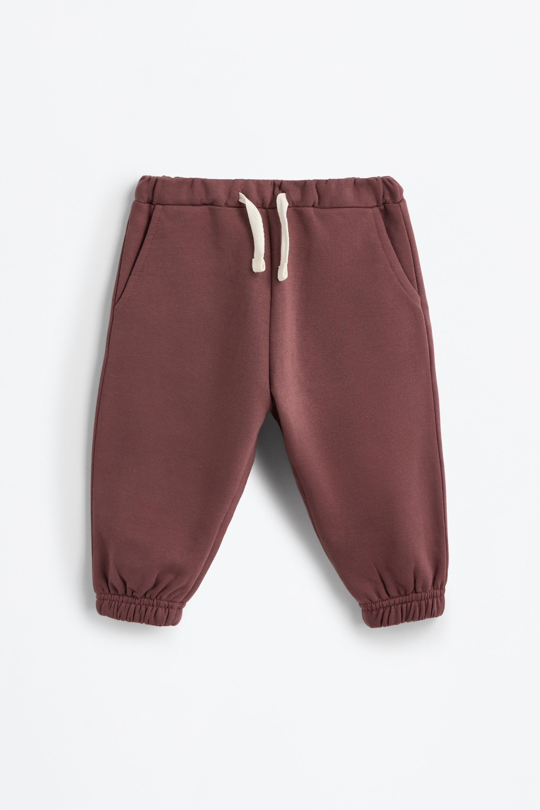 Pack 2 pantalones felpa lisos