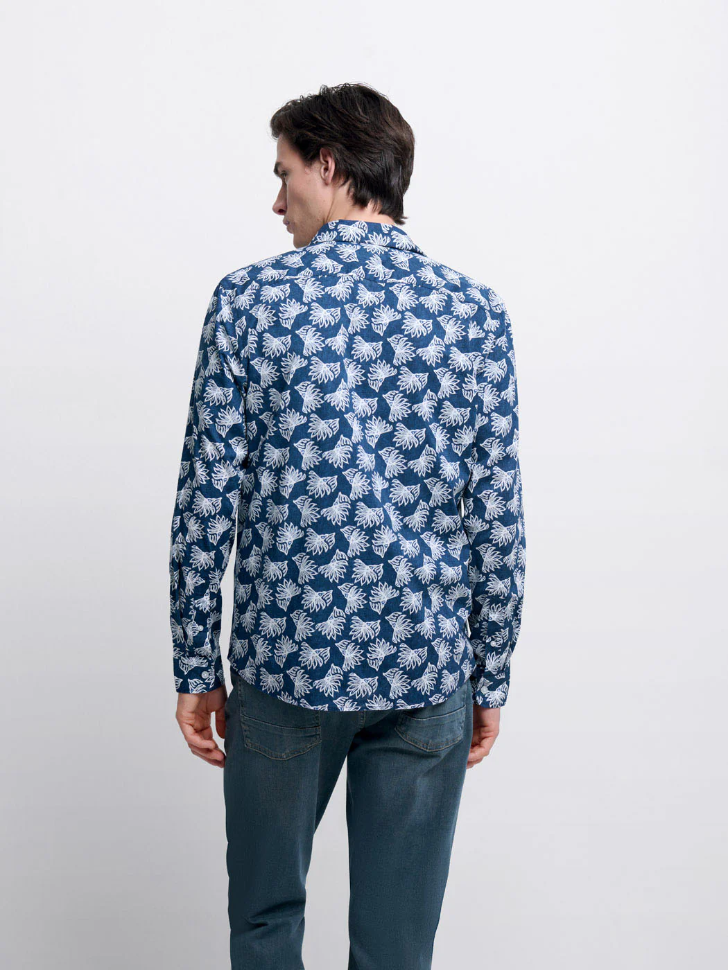 Chemise slim fleurie