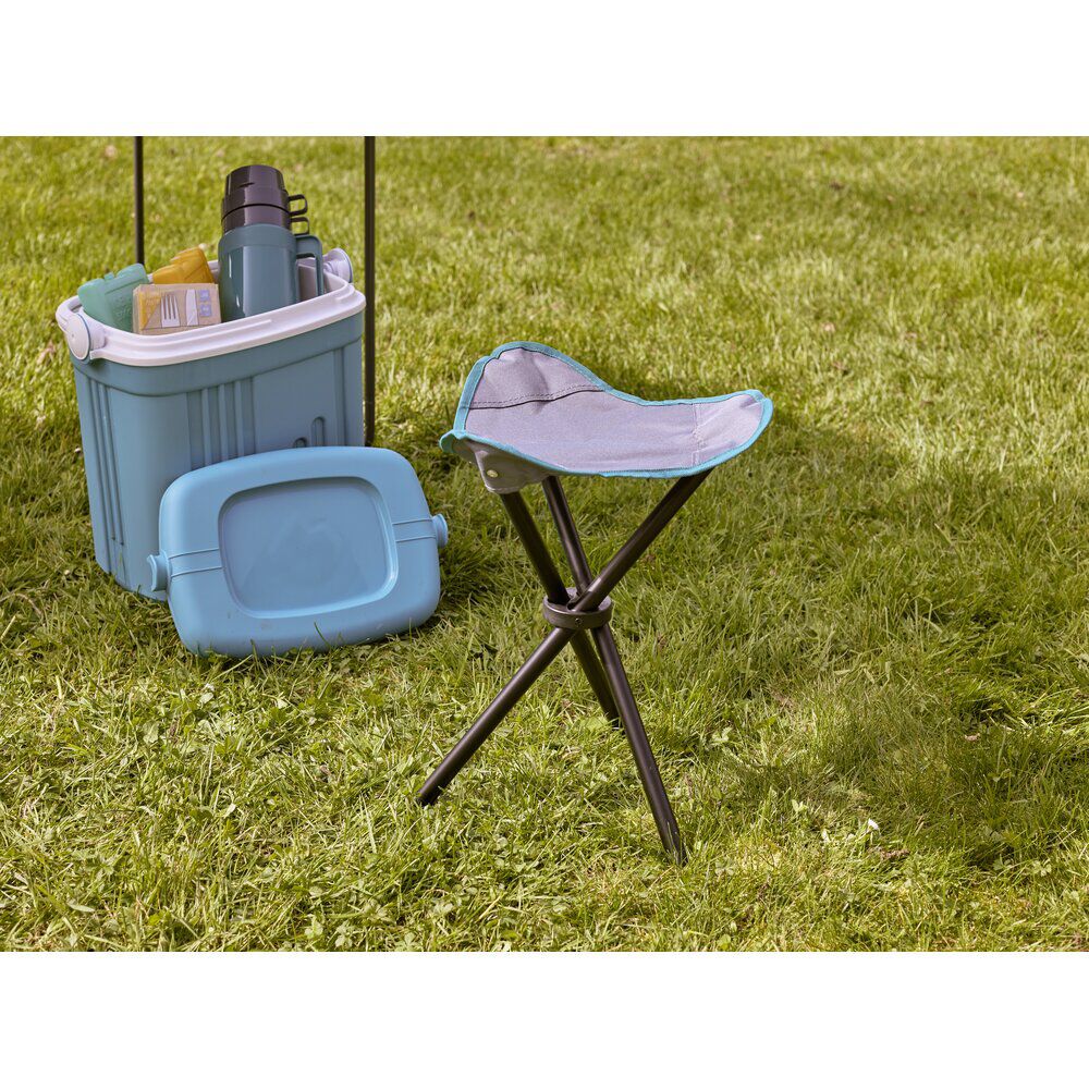 Tabouret trépied pliant